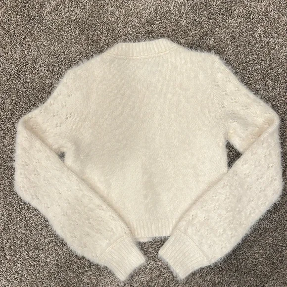 Free People Celeste Cardi Cardigan Sweater in Ivory - Picture 11 of 11